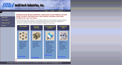 Desktop Screenshot of multi-tech-industries.com